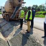 Sur le Nyong, le pont de Malombo prend forme avec près de 80% des pieux déjà posés